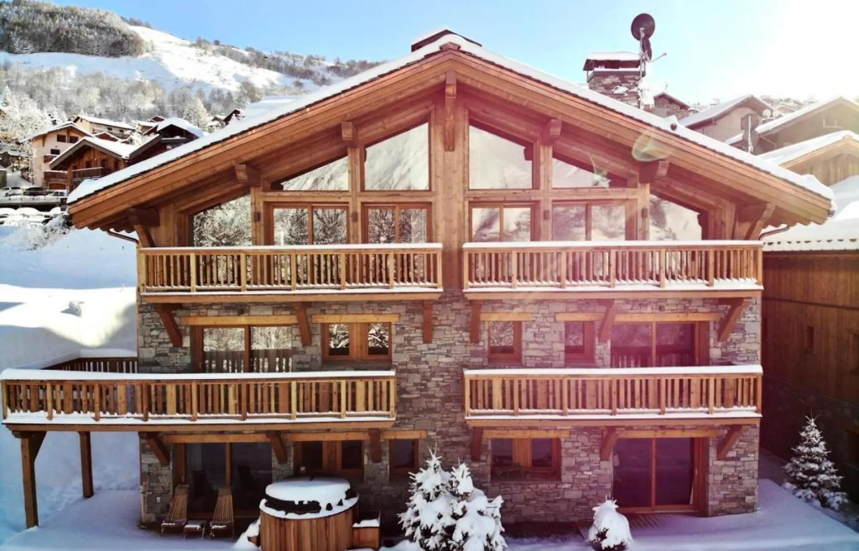 Les Chalets Du Cheval Noir - Appartement Neuf 4 Pieces 8 Personnes Avec Vue La Vallee Mae-2174 Saint-Martin-de-Belleville 0*,  France